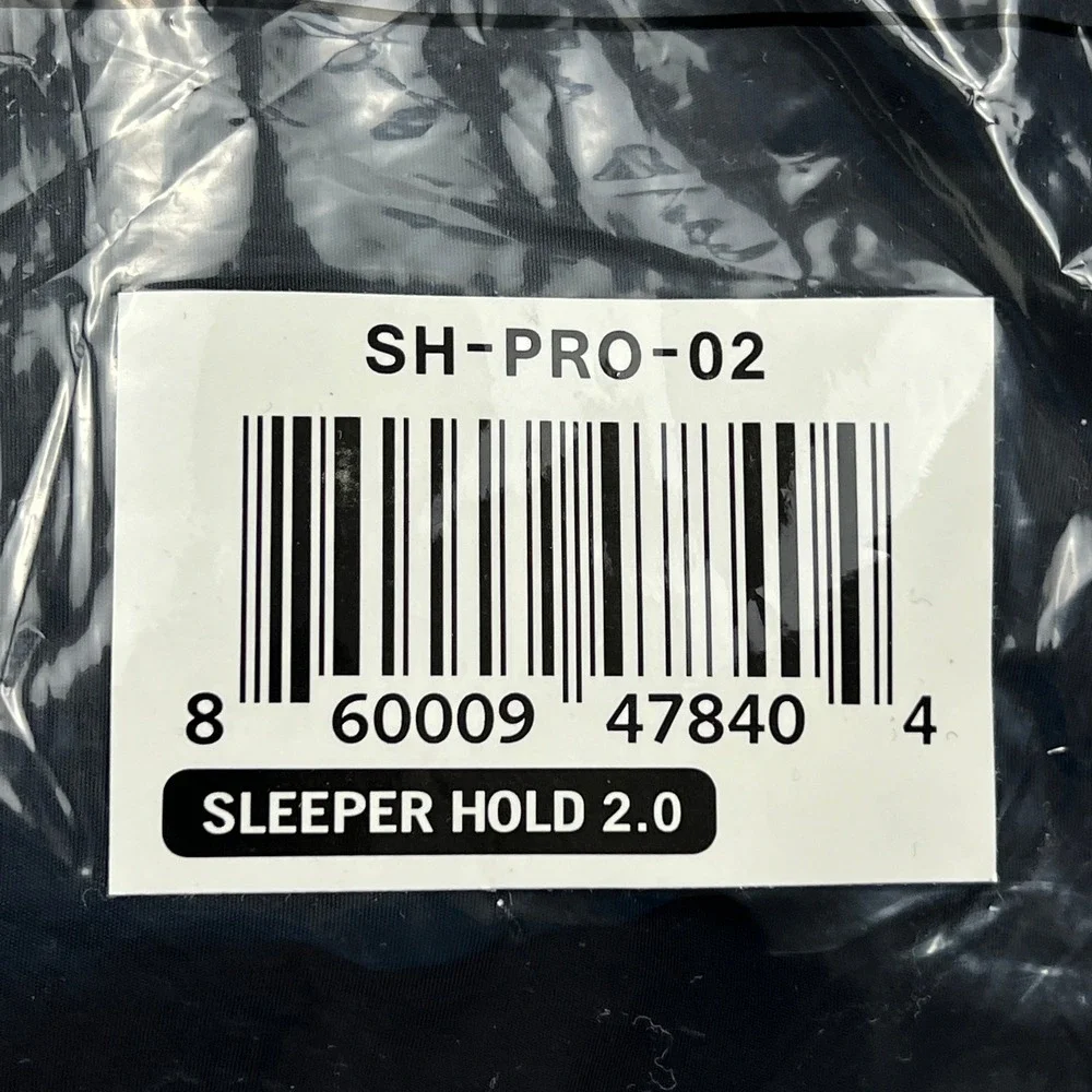 NEW Sleeper Hold Travel Pillow 2.0 Adult Black Flight Plane Sleep Neck Support